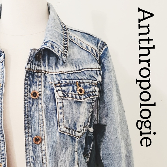 Anthropologie Jackets & Blazers - Anthropologie, bird label, denim, Jean, jacket, 90s, retro, western,bohemian